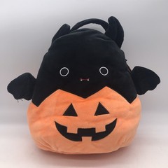 Squishmallows Emily the Bat in Pumpkin 12” Plush Halloween Candy Treat Bag