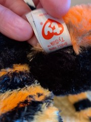 Ty Beanie Boos Charlotte The Halloween Spider Orange Black 6″ Stuffed Animal NWT