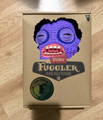 Fuggler Funny Ugly Monster Purple MR NEEDLES #133 Gold Fugg 9” Plush Zuru NEW