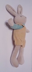 Ragtales Alfie the Rabbit 15″ Bunny Baby Toy Corduroy Overalls
