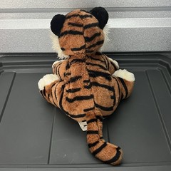 Animal Planet Bengal Tiger Plush Sitting Realistic Floppy Kohls Cares Vtg 12”
