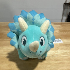 Disney Animal Kingdom Triceratops Dinosaur Plush Blue/Green Small 2024 MPN
