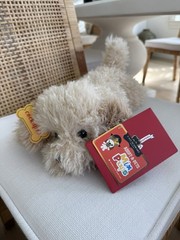 NWT FAO Schwarz Mix Pups Tan COCKAPOO 13″ Laying Plush Puppy Dog Adopt A Pets