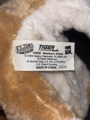 LOT OF 2 2003 Tiger FurReal Friends Newborn Puppy & Kitten NOT WORKING US78