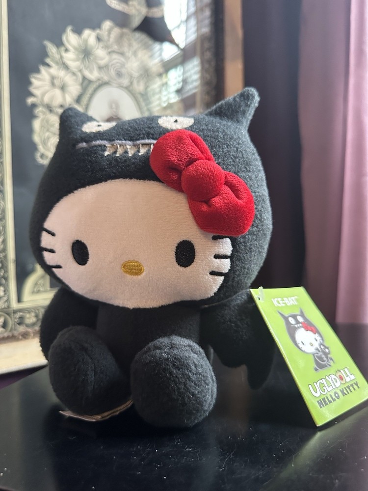 SANRIO X UGLYDOLL Hello Kitty Icebat Plush New w/Tags Perfect Condition