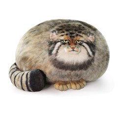 Steppe Cat Plush 30cm/12inch Pallas Cat Stuffed Animal, Cute Plushies for Gir…