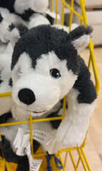 New LIVLIG Puppy Dog Siberian Husky Stuffed Animal Soft 10.25″ 504.142.72 Ikea