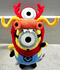 Minion Mayhem Dragon Stuart Plush Despicable Me Universal Studios Minions Clean