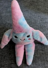2 Scoops Starfish Plush Pillow Blue & Pink Tie-dye W/Sparkles 24″ 2019