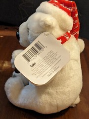 Coca-Cola Coke 1998 & 1999 Polar Bear 8″ Plush Stuffed Animals with Tags