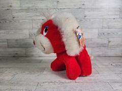 Vintage Commonwealth of Pennsylvania Plush Dog Red Stuffed Animal Doll 9″