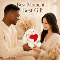 Jellycat Bashful Red Love Heart Bunny Plush 12″ Tags Dust Bag NWT Gift