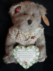 Ellis Teddy Bear “Sister’s” 12in. Handmade Plush Bear Music Box Works NoTear VTG