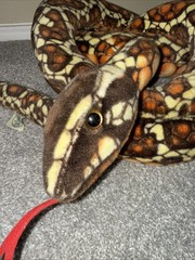 Tiger Tales Toys Plush Snake Stuffed Animal 12’ Long Reptile Zoo Baby Toy RARE