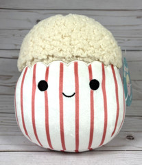 Squishmallow Arnel Popcorn Bucket 8″ SB 1319 Plush 2022 Pink White NWT