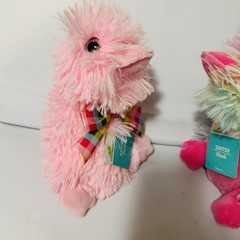 6 Shaggy Platypus Plush Stuffed Animals NEW Pink Rainbow- Lot Glitter Eyes