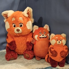 Disney Pixar Turning Red Mei Red Panda Plush Bundle Lot Of 3 16” HugMees
