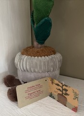 Greenhouse by Russ 12″ Plush Plant Tree Lot 3 Bamboo Money Tree Fiddle Leaf NWT