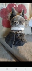 Bellzi Batti the Bat 12-inch Plush Toy with Folding Wings