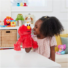 GUND Sesame Street Official Elmo Muppet Plush Hand Puppet, Premium Plush Toy for