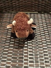 GANZ Webkinz Buffalo Bison Plush Stuffed Animal No Code