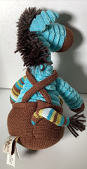 Madison Chic Giraffe Plush – Blue, Brown, Multi Color Plush