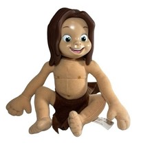 Vintage Disney 7″ Baby Tarzan Doll Vinyl Head Plush Body Mattel ArcoToys Beanie