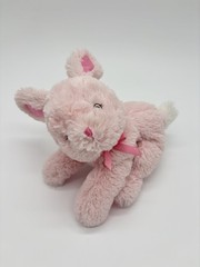 Garanimals Soft Pink Bunny Plush 9″ Stuffed Animal Satin Ears & Paws 2013