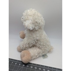 Build A Bear Plush Lamb White Shaggy Sheep Swirl Hooves 2011 12 Inch