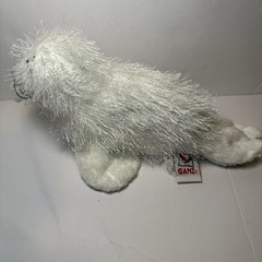 GANZ Webkinz Seal Plush – No Code – Stuffed Animal HM023 Toy Plush White