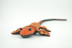 Lizard Sand Toy Orange Thailand Paper Weight Bean Bag Cornhole 16″ TH43 BB305