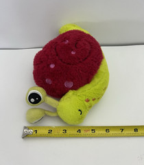 Snail Plush 8″ Walmart Stuffed Animal Green Red Pink Polka Dot Kid Toy 307199