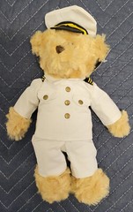 Stuffed USN US Navy Bear Plushland Toy Co Animal 10″ -Great Gift – FREE Shipping