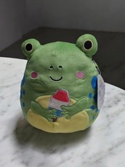 Kellytoy Squishmallows Limell the Frog with Popsicle 9” Plush New Toy With Tags