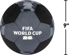 FIFA® World Cup 2026 9-Inch Black Plush Soccer Ball – Soft, Collectible World Cu