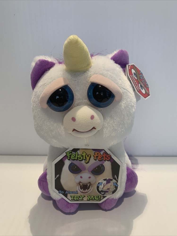 Feisty Pets Unicorn Glenda Gliterpoop 2015 William Mark Corporation New Tag