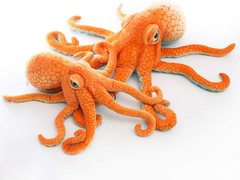ERDAO Realistic Octopus Plush,Giant Stuffed Marine Animals Toy Gifts for Kids (3