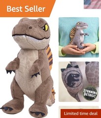 JURASSIC WORLD Rebirth Small Plush Spinosaurus Dinosaur Stuffed Animal | 7.5″…