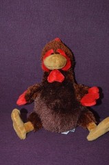 Ganz Brown ROOSTER Stuffed Animal Plush Toy, HM346 9″ Y8
