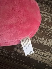 FAO Schwarz Pink Plush Guitar Pillow Rock & Glam Decorative Toy 16″x8″x4″