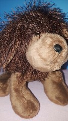 Retired Ganz Webkinz BROWN DOG Dog HM195 Plush Stuffed Animal NO CODE 8”