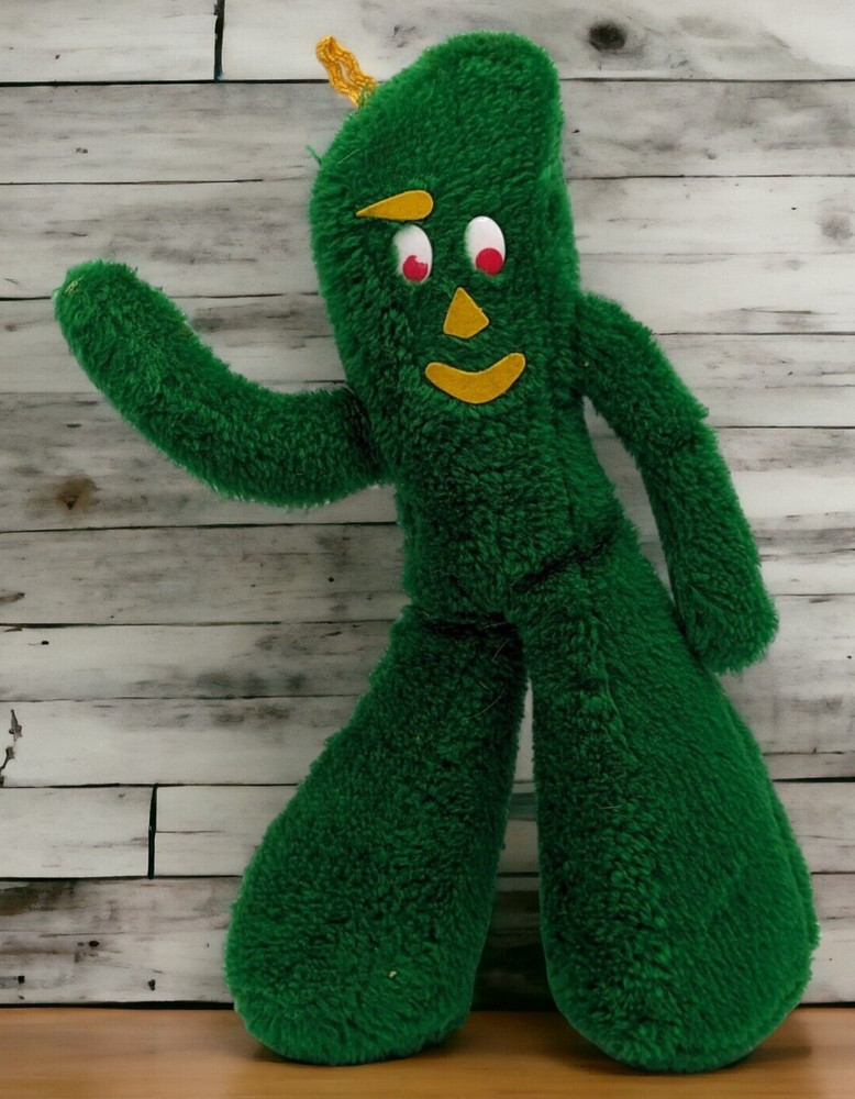 Vintage GUMBY 11” Stuffed Plush Figure Toy