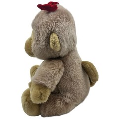 Monkey Girl Vintage Plush with Red Bow Circus Zoo Safari Jungle Stuffed Animal