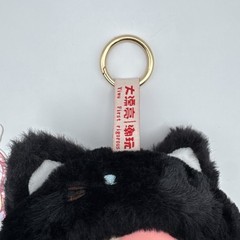 Baby Three Kitten Wardrobe Lacey Sweet Black Cat Plush Pendent