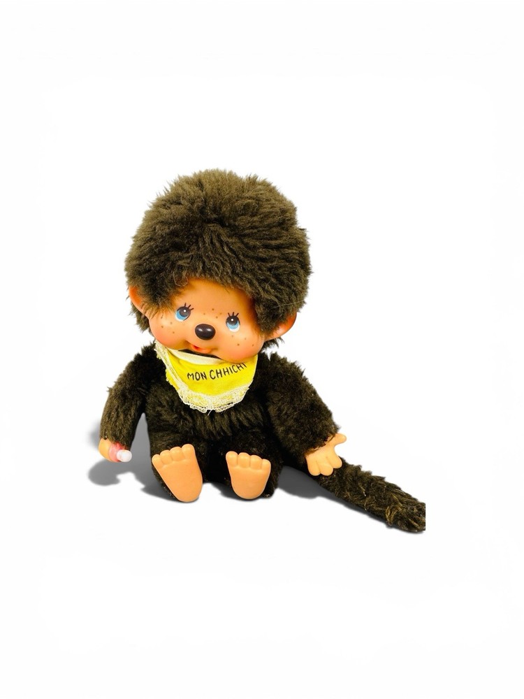 Vintage 1974 Sekiguchi Monchhichi 8” Original Japan Plush Doll w/ Tag Rare