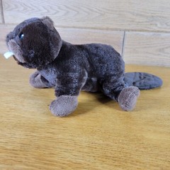 Ganz Plush Beaver Webkinz Brown Soft Stuffed Animal Toy HM181 No Code