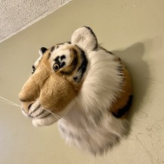 GUND Wild & Wooly Tiger Wall Hanging Trophy Mount stuffed￼ Head Plush 13.5”