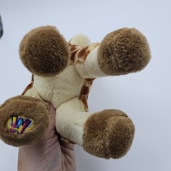 Webkinz Giraffe Plush Ganz HM403 No Code 11″ T Retired Posable Bean Feet Soft