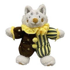 SchmidteGoods Canine Circus Bingo Plush 12” Clown Dog Stuffed Animal Collectible