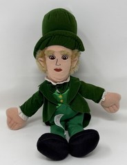 Warner Bros Wizard of Oz Bean Bag Plush Stuffed Animal Toy 1998 Turner Emerald